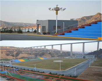 內(nèi)蒙古廣場高桿燈、中華燈-內(nèi)蒙古渭南合陽特警訓(xùn)練基地廣場照明