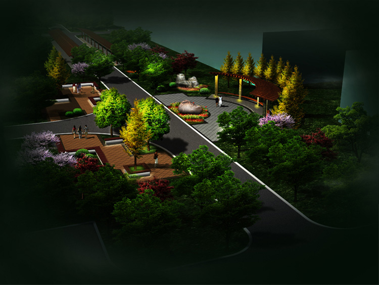 西安夜景亮化設計 西安夜景亮化設計