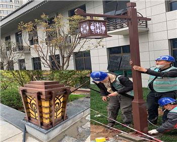 西安小區(qū)庭院燈、柱頭燈項(xiàng)目案例  陜西蘭光路燈廠(chǎng)產(chǎn)品