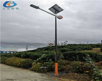 陜西商洛山陽縣金橋茶廠太陽能路燈項目